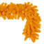 Vickerman 9' x 14" Flocked Yellow Artificial UnLit Garland with 210 PVC Tips