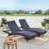 79.25'' Long Reclining Chaise Lounge Set with Cushion