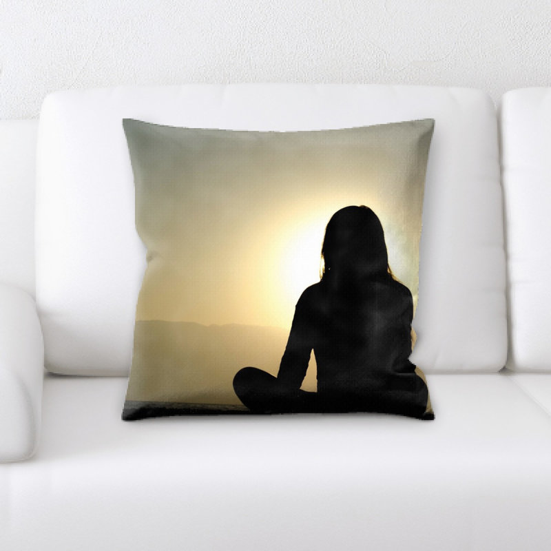 Coussin coucher de soleil