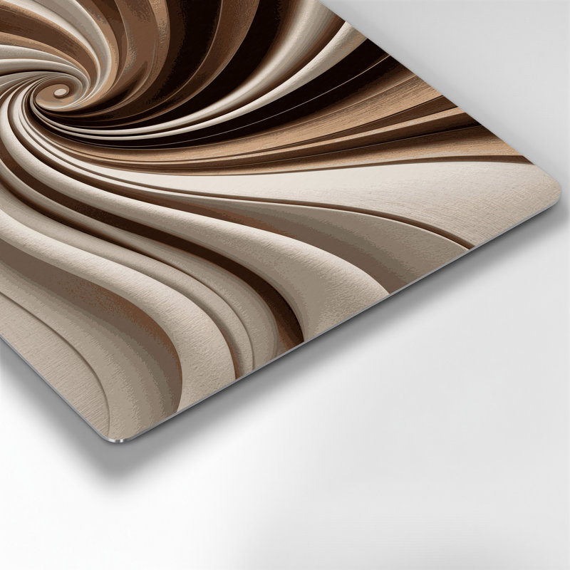 Gradient Abstract 60, art mural gris en métal, H 16 po x l 20 po