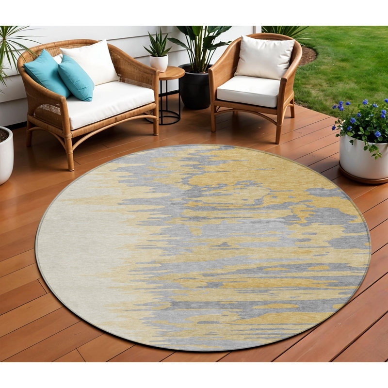Tapis rond 8 po