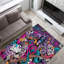 Tapis moelleux à imprimé géométrique ultra doux idéal pour ajouter une touche de couleur à n'importe quelle pièce de votre maison-168621120