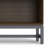 Banting 30"H Solid Wood Modern Industrial Low Bookshelf with Wide Frame and Metal Base