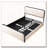 Metal Bed Frame With Curved Upholstered Headboard And Footboard Bed With 4 Storage Drawers, Heavy Duty Metal Slats