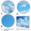 «Sky Paradise Horizon III», art mural sur toile 4 pièces Sky-838406188
