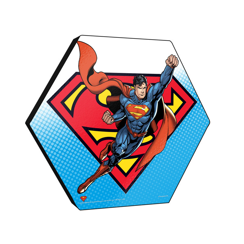 Justice Justice (Justice League - Superman), impression sur bois