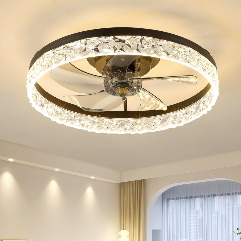 Ventilateur de plafond avec lumières DEL à intensité variable