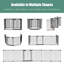 122cm W x 74cm H 6 - Panel Folding Room Divider
