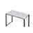 Zaidin Antique White& Black Finish Writing Desk