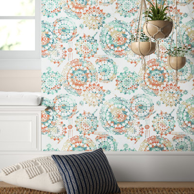 Mitat Peel & Stick Floral Roll