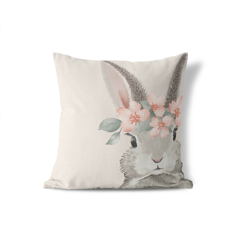 Coussin Bunny, H 20 po x l 20 po