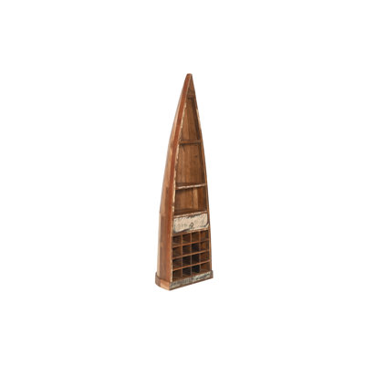 23 " L Acacia and Teak Solid Wood Home Bar