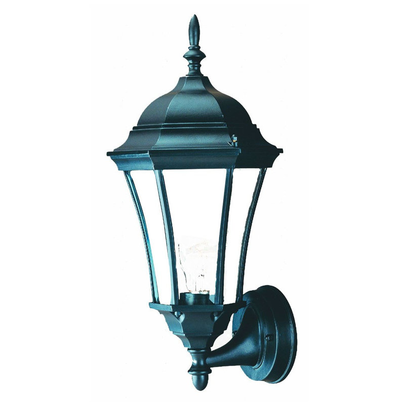 Carousel Lantern Wall Light, Matte Black