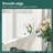 High-End Luxury Design Double Door Tempered Glass Mirror Medicine Cabinet