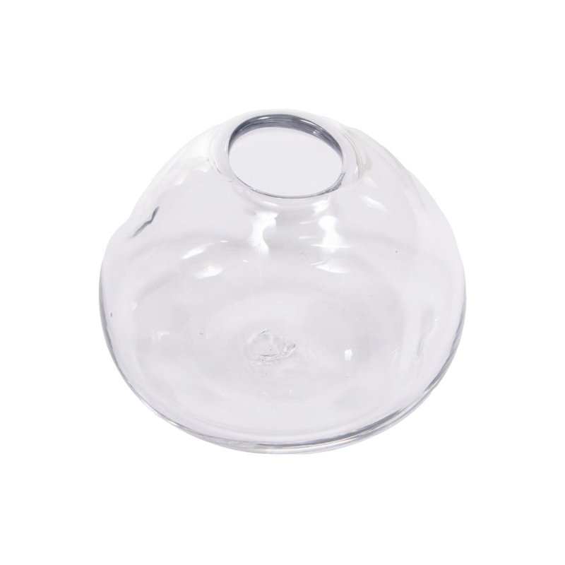 Dimpled Handmade Glass Table Vase