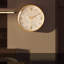 Horloges murales rondes jaunes-121069360