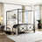 Edmont Metal Canopy Bed-32735733