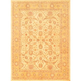 Canvello Ferehan Hand-Knotted Lamb's Wool Area Rug- 9' X 12'