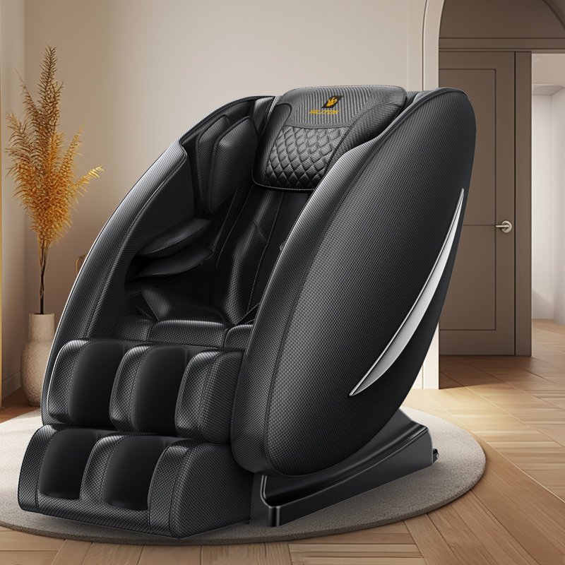 Fauteuil de massage inclinable avec chauffage, airbags, fauteuil de massage zéro gravité, haut-parleur Bluetooth