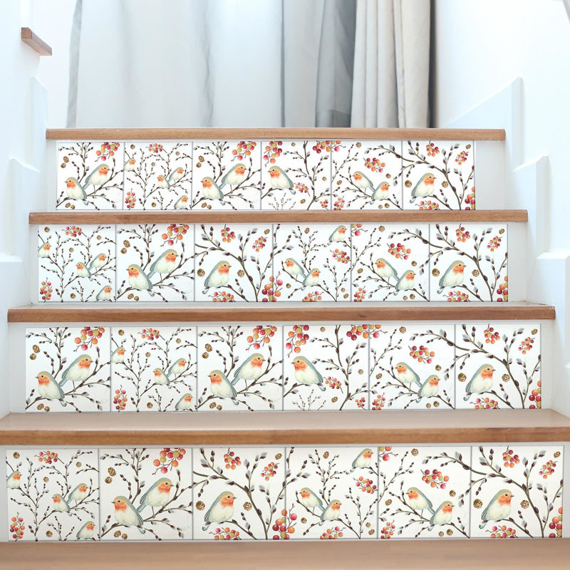 96.77cm W x 96.77cm L PVC Peel and Stick Mosaic Tile