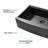 33X22x10"Farmhouse Apron Single Bowl Stainless Steel Kitchen Sink With Workstation