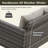Naresa Wide Outdoor Wicker Patio Sectional with Cushions-1195354367