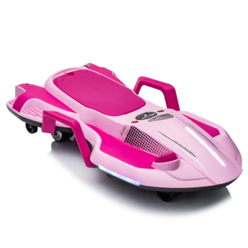 24V Kids Ride On Electric Scooter W/ Helmet Knee Pads,24V Ride On Toy For Kids,Spray Function,2WD 400W Wheel-Hub Motor,5.59-6.84MPH,Gravity Steering,Use For 1-2 Hours,Exercise Your Child Age 6+