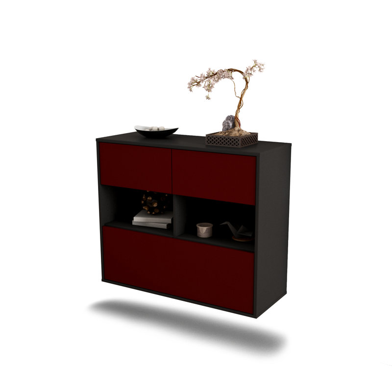 Rowles 92cm Sideboard, Red
