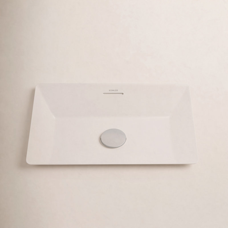 Brazn Rectangle Undermount Bathroom Sink