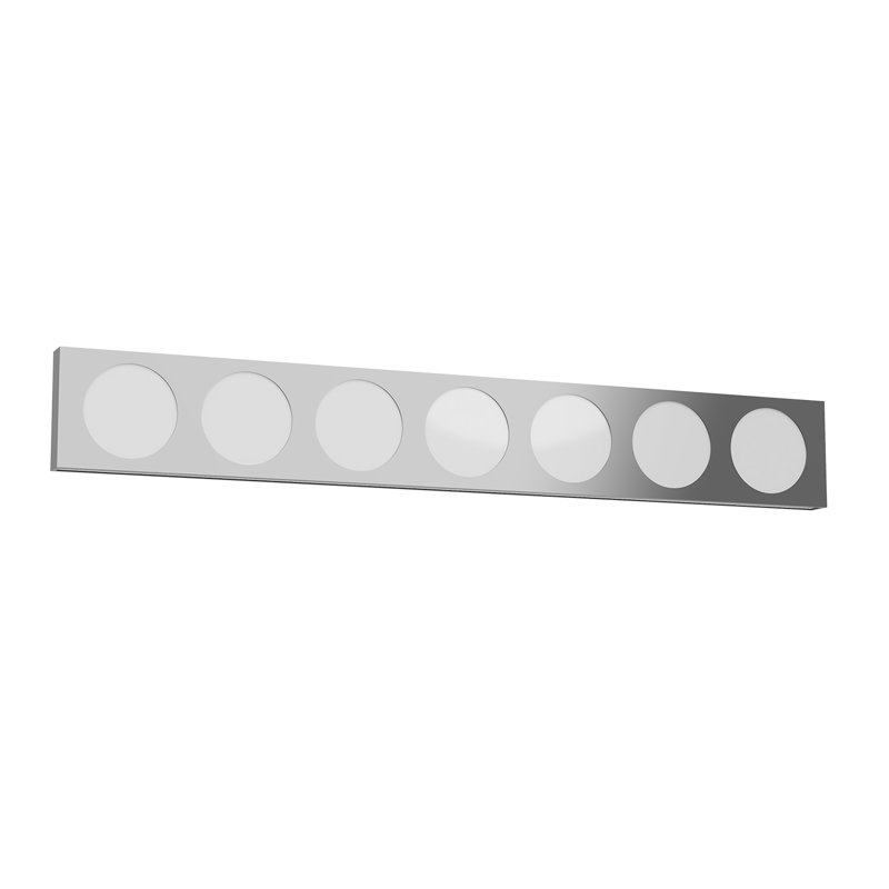 Laurel 7 - Light Dimmable LED Bath Bar, Chrome
