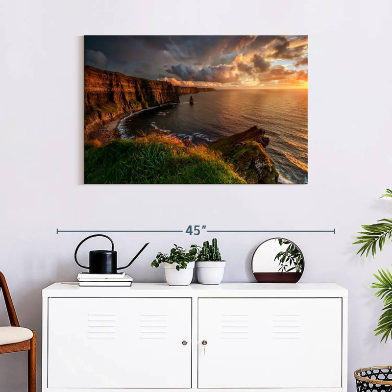 Senne Cliffs Of Moher Before Dark, 24" H x 36" W