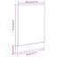 Dishwasher Panel Lyon Concrete Grey 45x3x67 cm
