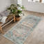 Tapis lavable antidérapant - bleu / vert / mandarine-1880823265