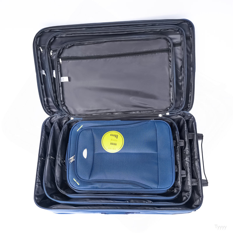 (20 + 24 + 28 + 32) Valise 4 pièces, valise bleue
