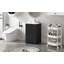 Meuble-lavabo de salle de bain avec lavabo, porte à fermeture douce, support de rangement et tablette réglable-1725414056