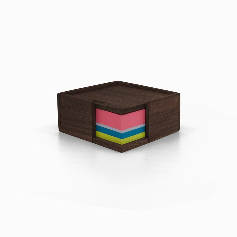 Wood Memo Pad Holder, Cherry
