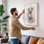 Dalmatian in Pink Modern - Wrapped Canvas-1818583072-1818583079