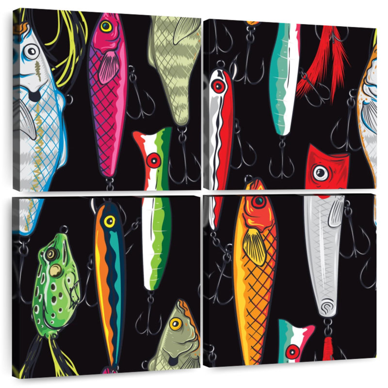 Senne Bright Fishing Lures, 74" H x 74" W