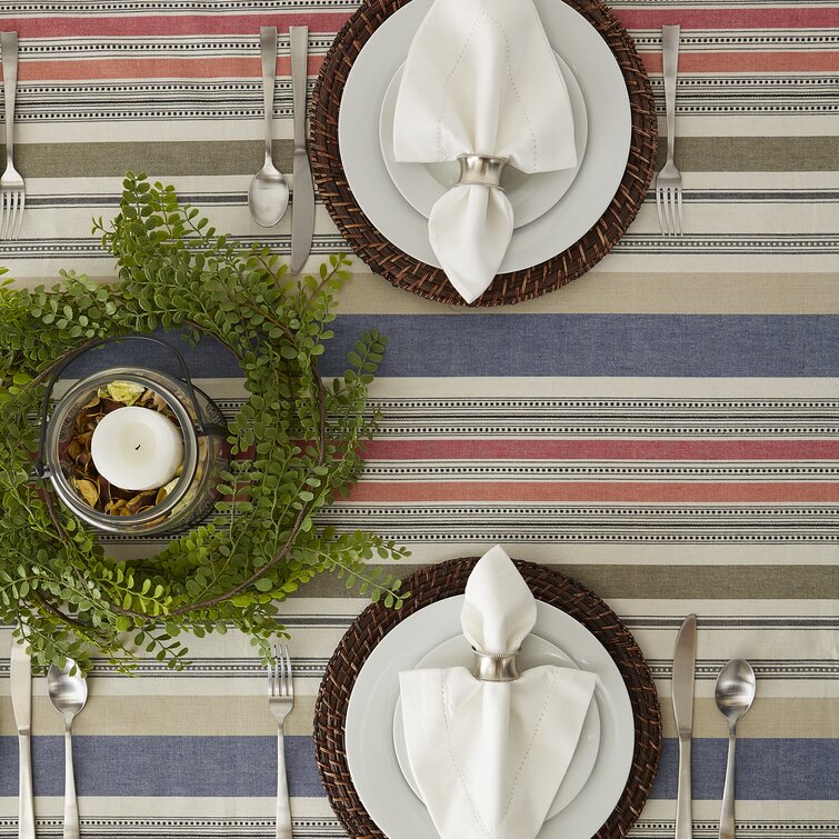 Wheaton Striped Linen/Cotton Napkins