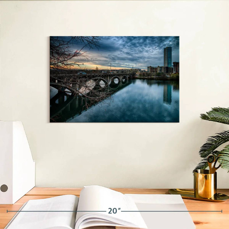 Lilie Lamar Boulevard Bridge, H 8 po x l 12 po