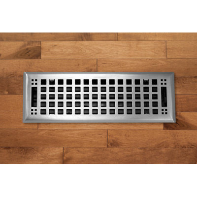 Madelyn Carter Solid Steel Artisan Vent Cover with Damper - Floor & Wall Register