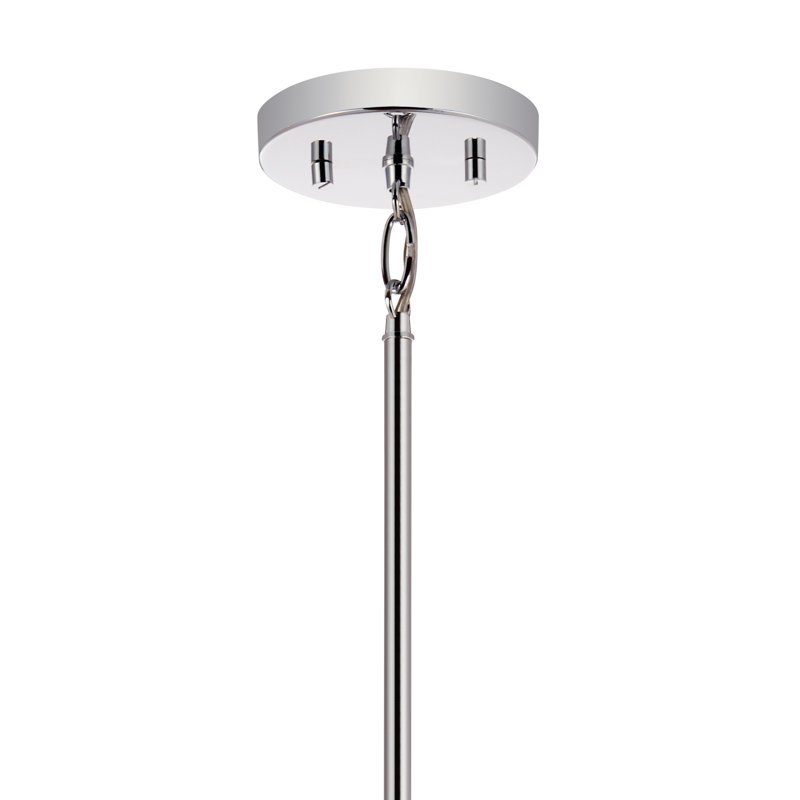 Luminaire suspendu 1 lumière Valmeyer, Chrome