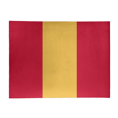 Tapis de zone rouge/jaune