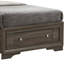 Lit simple Madrid G02305B-TB, gris