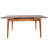 Modern Extendable Dining Table, Walnut & White, 51.2 x 31.5 x 31.5 inches | 100% MDF with Plastic Legs | Extends to 65.4 inches | Supports up to 77 lbs | Stylish Solid Color Design for Contemporary Dining Spaces-1219911154