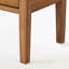 Banc de rangement minimaliste en grain de bois, repose-pieds en bois massif avec 2 tiroirs lisses et coussin en sherpa