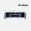 Portes miroir Robson, tablettes ouvertes et 2 armoires
