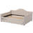Jaileigh Light Beige Queen Size Upholstered Daybed with Trundle, 31.08'' H X 86.12" W X 63.52"D-366361271-366361270