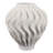 Porcelain Vase Sculptural Decorative Accent With Textured Wave Design Modern Organic Form Handcrafted Style Art-Inspired Ceramic Home Decor Statement Piece For Shelf Table Or Mantel Display-226322474