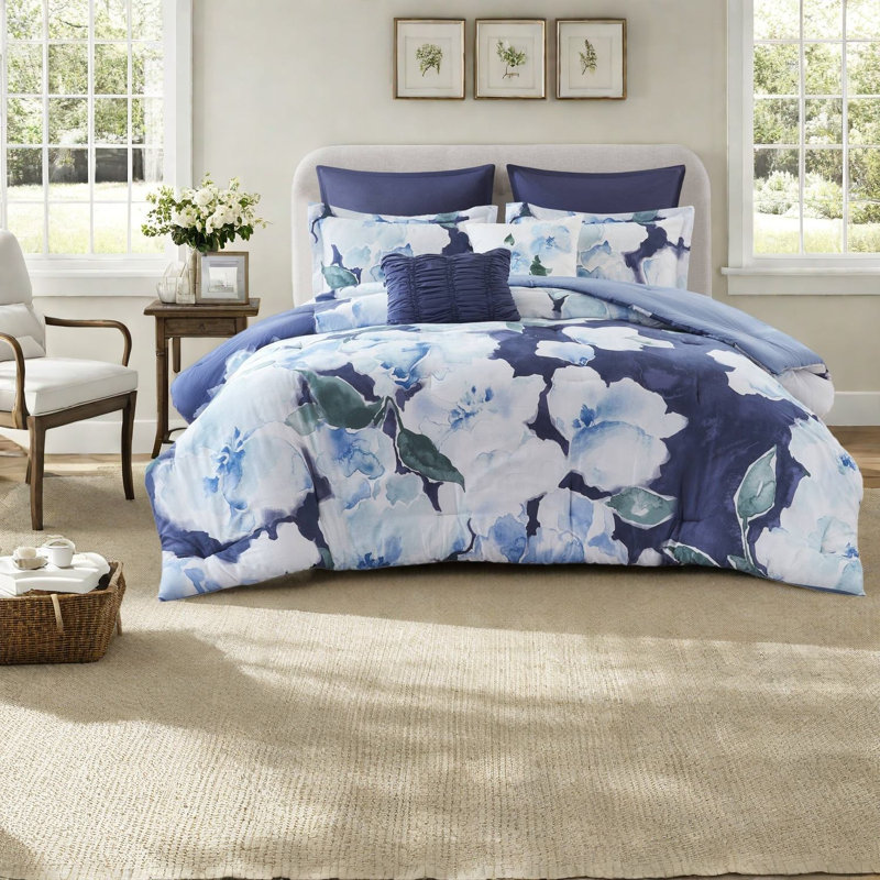 Ensemble de literie luxueux en coton, 7 pièces de confort moderne pour la maison